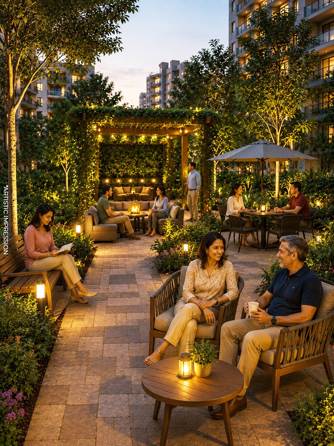 Seating areas
